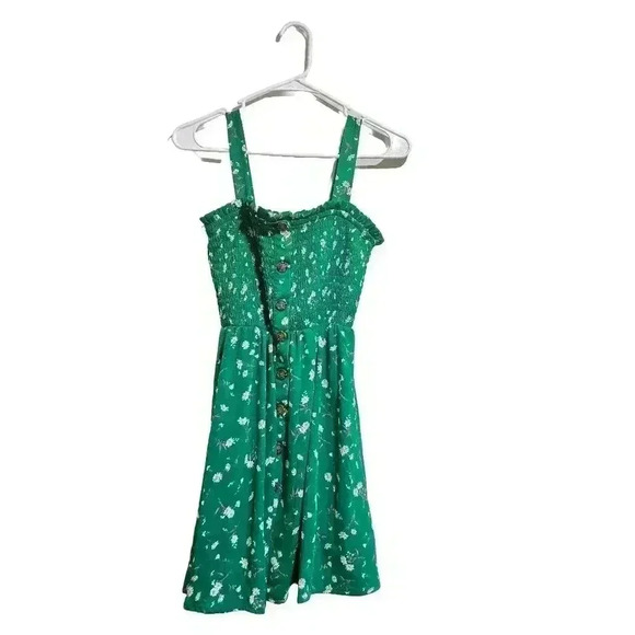 Floral Smocked Sundress with Button Details - Picture 6 of 13